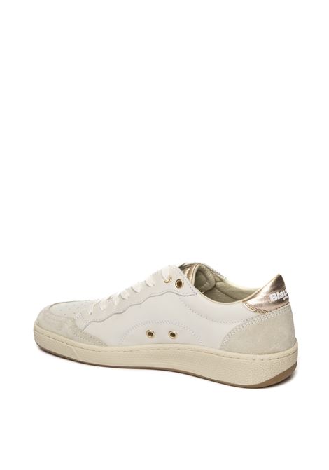 sneaker olympia bianco/nude BLAUER | OLYMPIA11LEATHER/SUEDE-WHI/NUD