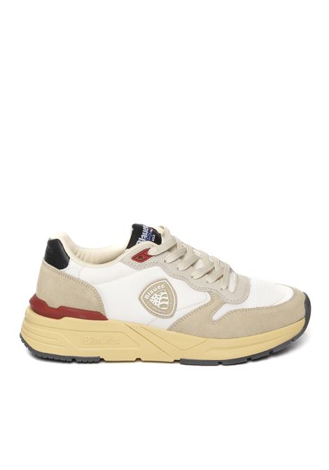 sneaker ray beige/bianco BLAUER | RAY02MESH-BEI/WHI