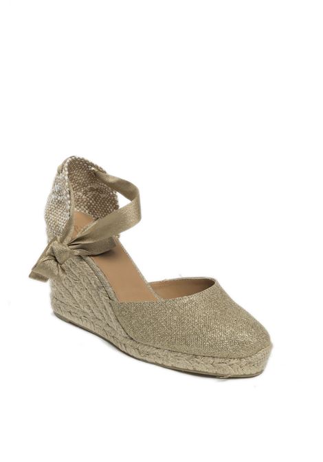 Gold carina espadrillas CASTANER | CARINA 21767LAM-3004