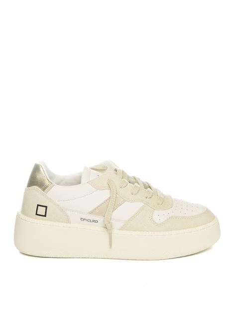 Sneaker court platform beige D.A.T.E. | COURTPLATFORMCOLORED-BEIGE