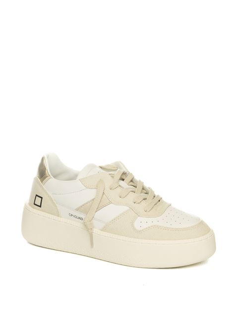 Beige court platofrm sneaker D.A.T.E. | COURTPLATFORMCOLORED-BEIGE