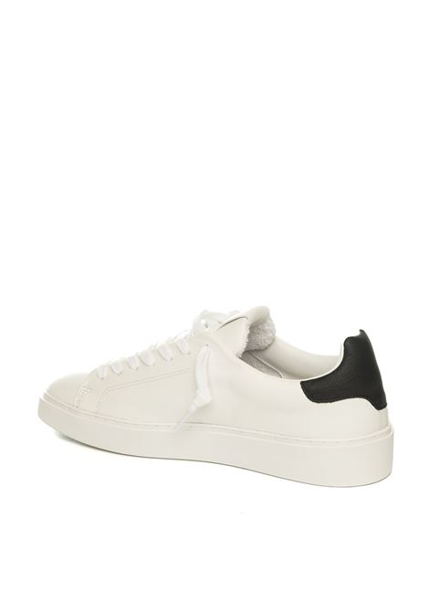 White/black levante sneaker D.A.T.E. | LEVANTECALF-WHI/BLACK