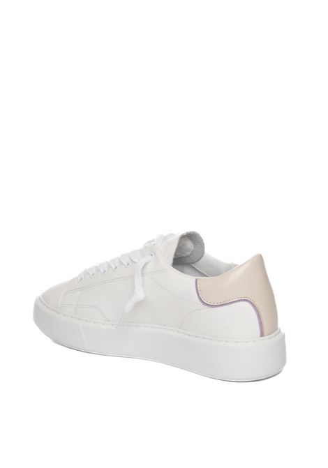 White/rose sfera sneaker D.A.T.E. | SFERACALF-WHI/ROSE