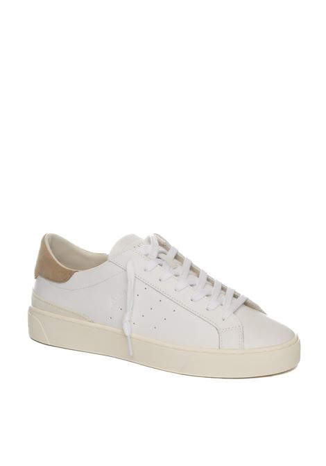 Sneaker sonica bianco/beige D.A.T.E. | SONICACALF-WHI/BEIGE