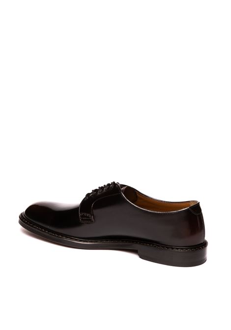 brown leather derby DOUCAL'S | 1385HORSE-MARRONE