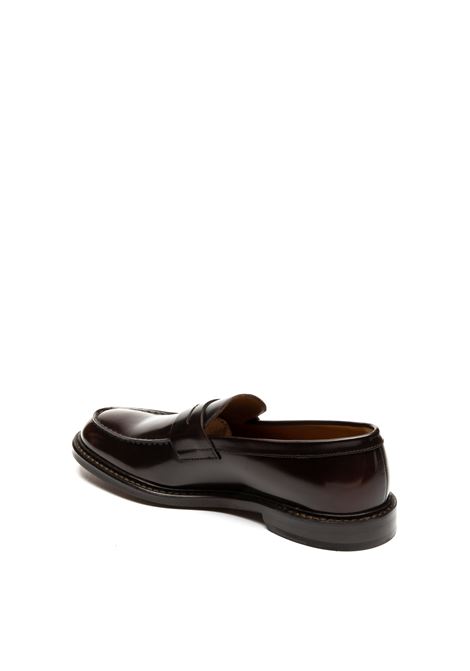 brown leather loafer DOUCAL'S | 2405HORSE-MARRONE