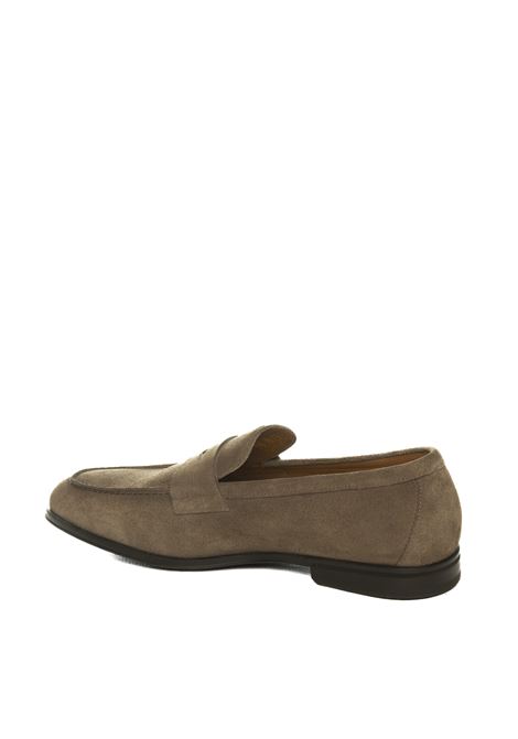 Camel suede loafer DOUCAL'S | 3382JUKE-CAMEL