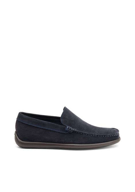 blue suede loafer FRAU | 14H4CASTORO-BLU