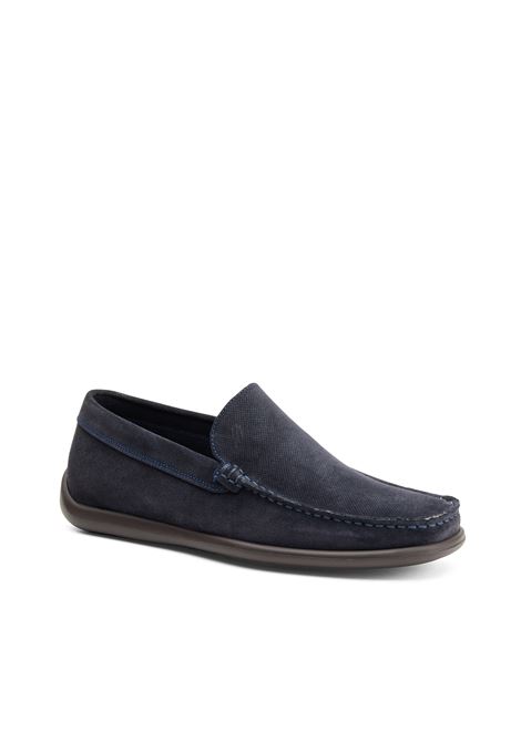 blue suede loafer FRAU | 14H4CASTORO-BLU