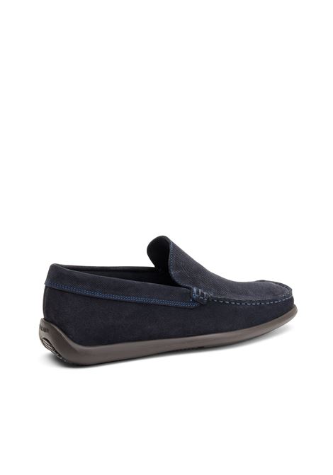 mocassino camoscio blu FRAU | 14H4CASTORO-BLU