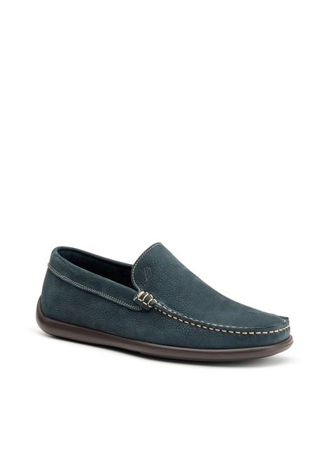 blue nubuck loafer FRAU | 14P4PIUMA-BLU