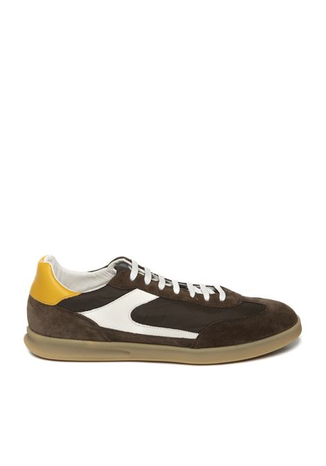 Sneaker camoscio moro FRAU | 22D1VEL/NYL-MORO