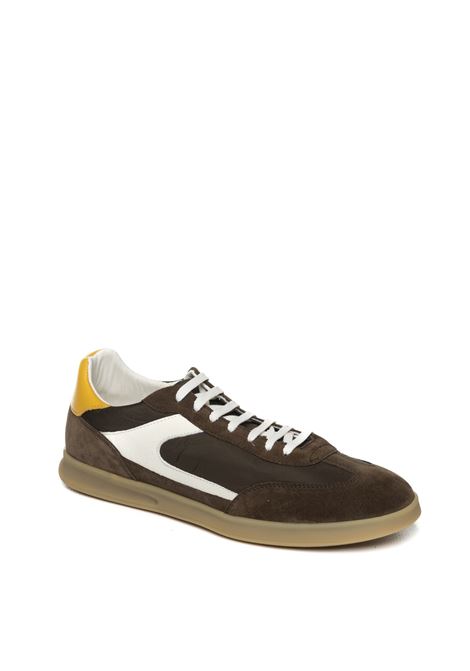 Sneaker camoscio moro FRAU | 22D1VEL/NYL-MORO