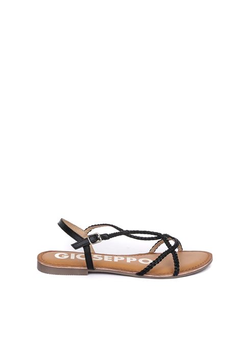 Black nidaque sandal GIOSEPPO | 69112NIOAQUE-NERO