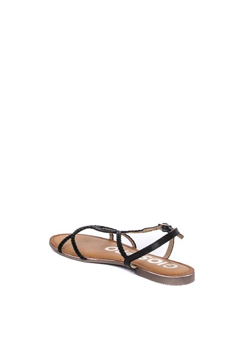 Black nidaque sandal GIOSEPPO | 69112NIOAQUE-NERO