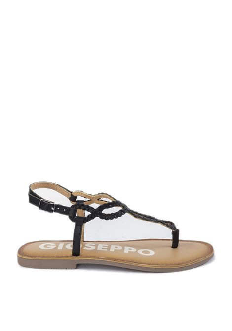 Black fyffe thong sandal GIOSEPPO | 69111MERIGNAS-NERO