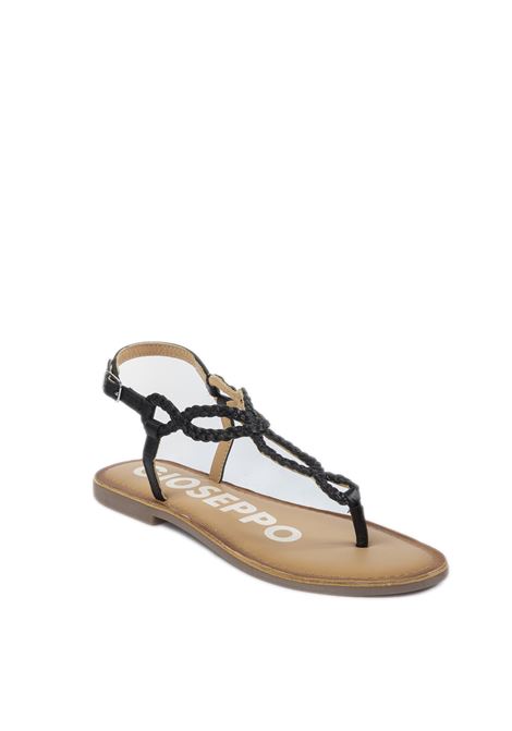 Black fyffe thong sandal GIOSEPPO | 69111MERIGNAS-NERO