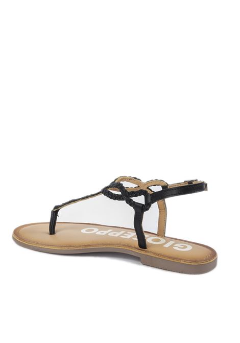 Black fyffe thong sandal GIOSEPPO | 69111MERIGNAS-NERO