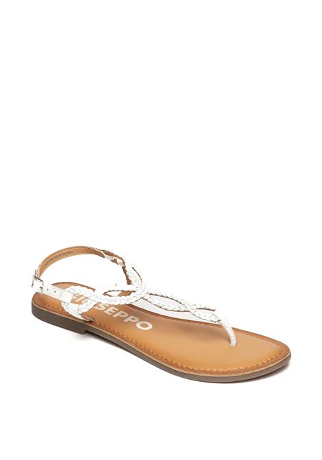 White merignas thong sandal GIOSEPPO | 69111MERIGNAS-BIANCO