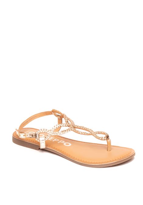 white merignas sandal GIOSEPPO | 69111MERIGNAS-ORO