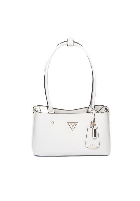 ivory meridian shoulder bag GUESS | HWBG8778090MERIDIAN-IVO