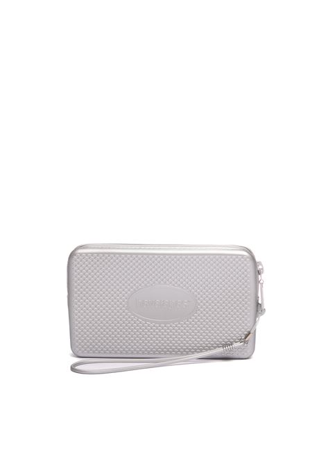 Silver metallic mini clutch bag HAVAIANAS | R4141386MINIMETALLIC-9175