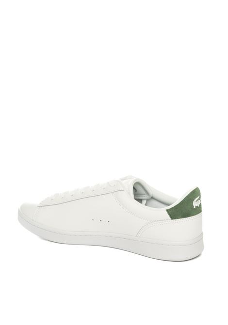 White/green carnaby sneaker LACOSTE | I02999CARNABY-1R5