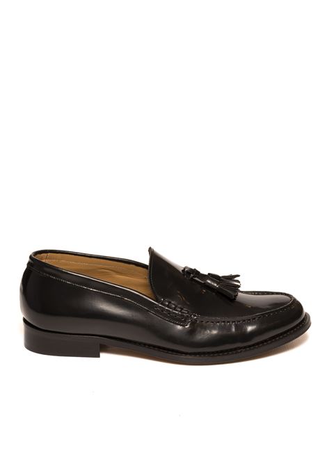 Black leather tassel loafer PICCADILLY | 07FSPAZZ-NERO