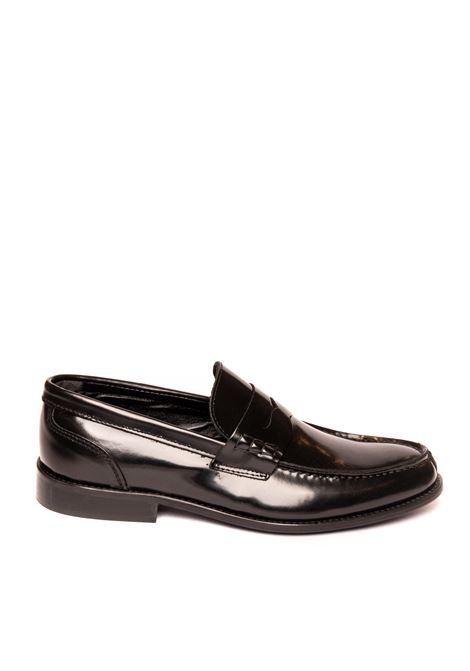 black leather loafer PICCADILLY | 100ABRAS-NERO