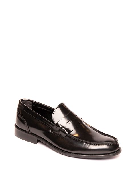 black leather loafer PICCADILLY | 100ABRAS-NERO