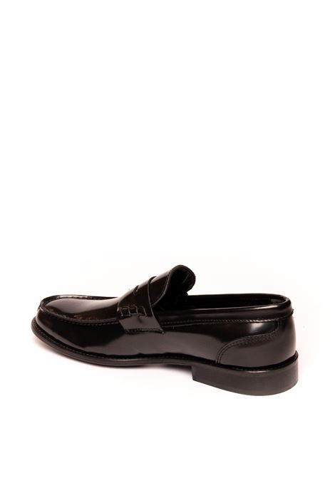 black leather loafer PICCADILLY | 100ABRAS-NERO