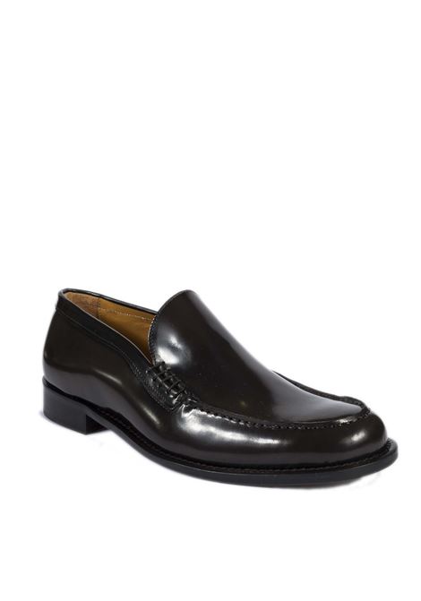 dark brown leather loafer PICCADILLY | 06CORD-MARRONE