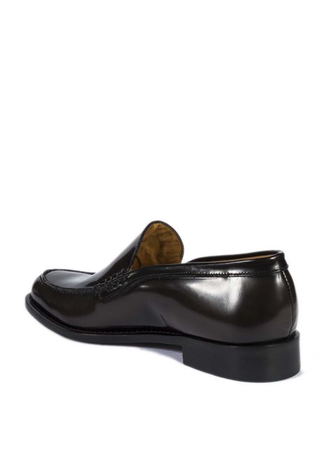 dark brown leather loafer PICCADILLY | 06CORD-MARRONE