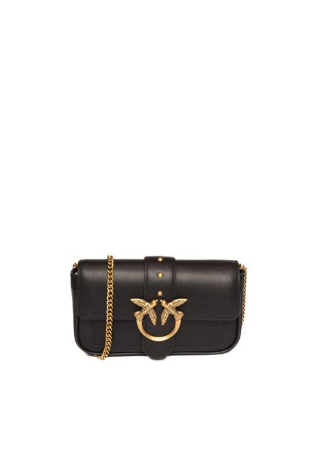 Black/gold Pocket Love Bag One PINKO | 100061-A0F1POCKET-Z99Q