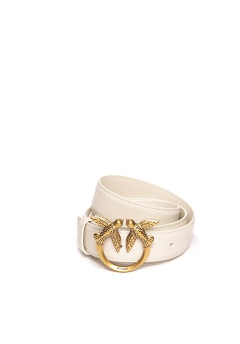 cintura love birds h3 bianco/oro PINKO | 100125-A0F1LOVEBERRYH3-Z14Q