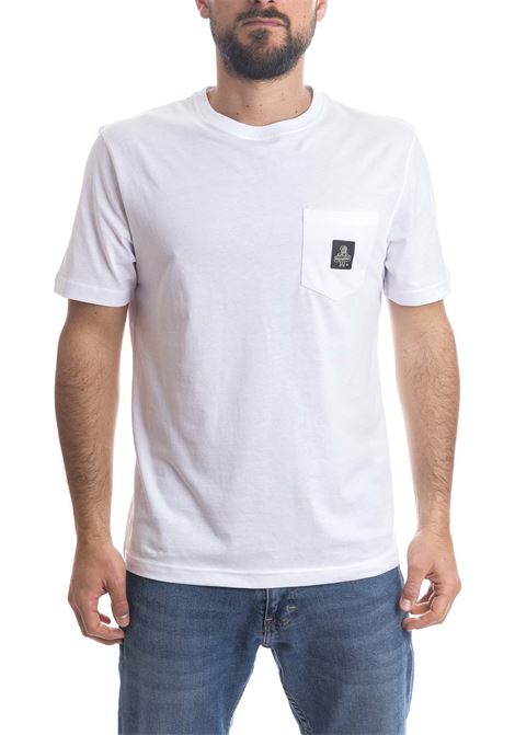 white pocket t-shirt REFRIGIWEAR | T22600JE0301PIERCE-A00010