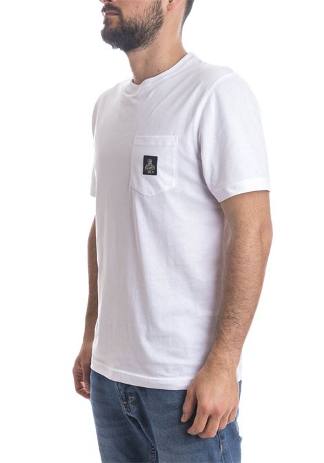 t-shirt taschino bianco REFRIGIWEAR | T22600JE0301PIERCE-A00010