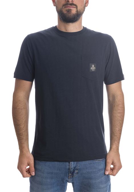 t-shirt taschino blu scuro REFRIGIWEAR | T22600JE0301PIERCE-F03700