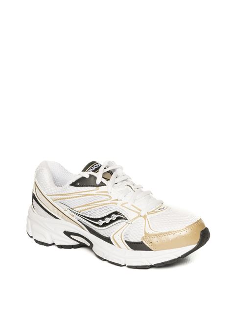  SAUCONY | 70812-18MILLENIUM-WHT/GOLD