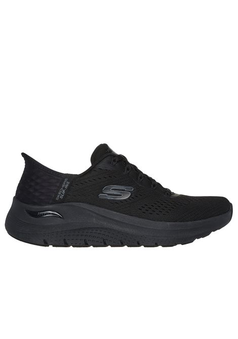 Sneaker arch fit nero mono SKECHERS | 150066ARCHFIT-BBK