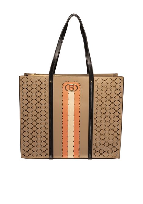 Beige mykonos shopping bag TOSCABLU | 12B12MYKONOS-C64