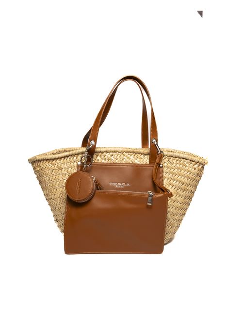 Tan tropea shopping bag TOSCABLU | 20B20TROPEA-C59