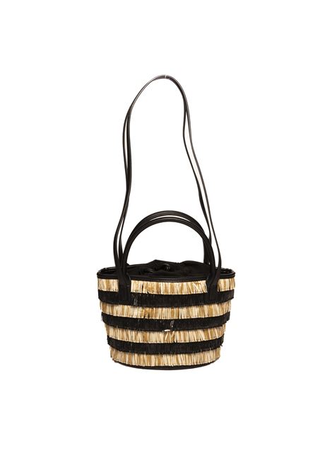 black tropea handle bag TOSCABLU | 20B22TROPEA-C99