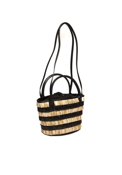 black tropea handle bag TOSCABLU | 20B22TROPEA-C99