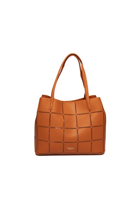 Orange caorle shopping bag TOSCABLU | 27B94CAORLE-C59